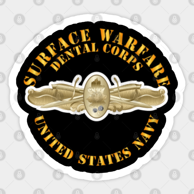 Navy Surface Warfare Badge Dental Corp X 300 Navy Surface Warfare